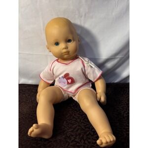 American Girl Bitty Baby Doll Blue Eyes Bald Vinyl Toy